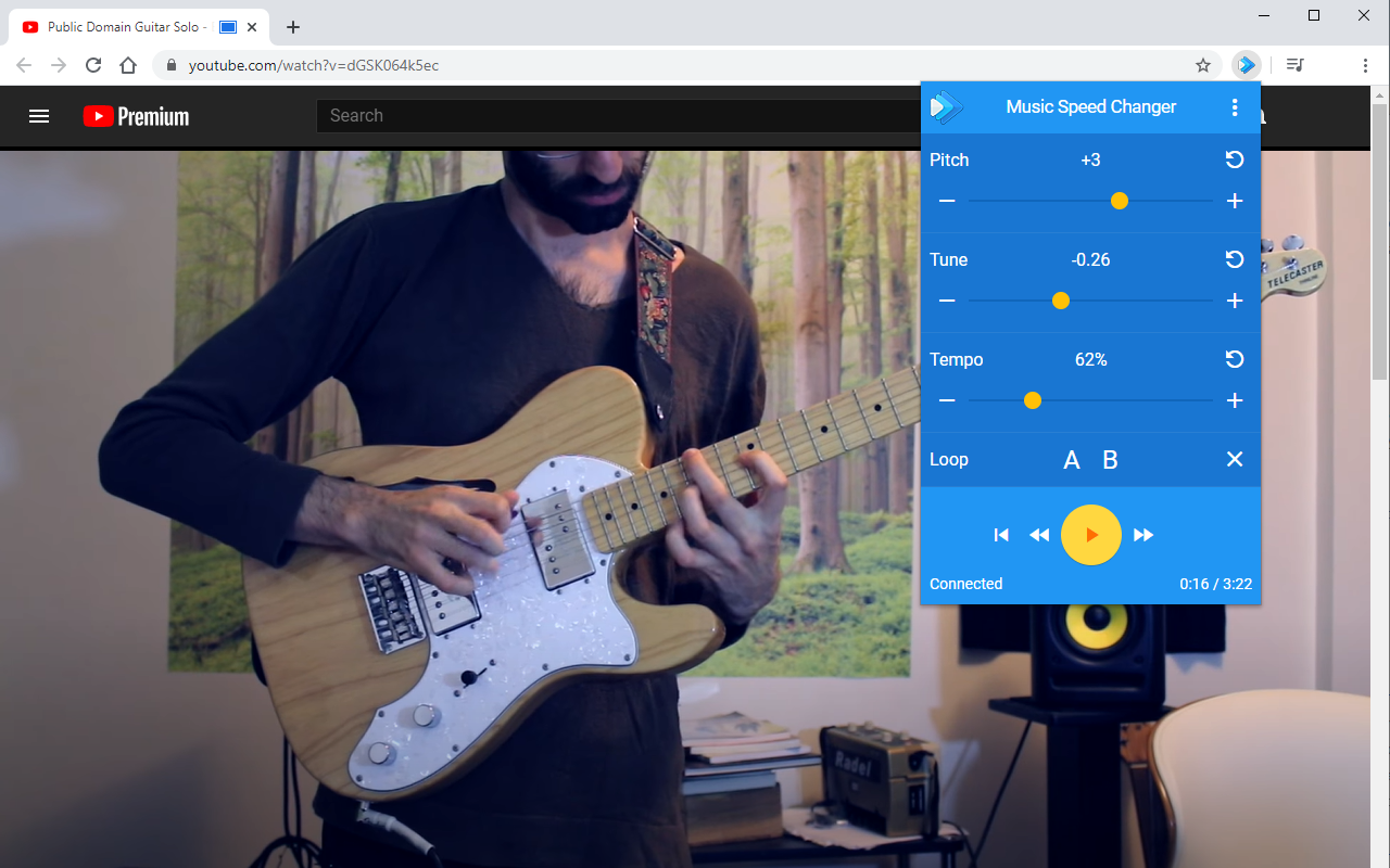 Youtube Music Speed Changer